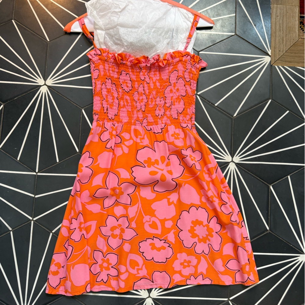Faithfull the Brand Mini Dress in floral print, size S - Picture 2 of 4